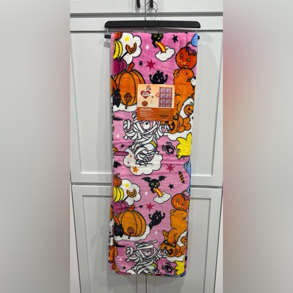 Care Bears Halloween Twin sz. Blanket new with tags